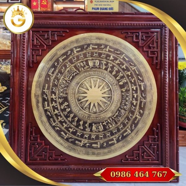 Tranh Mặt Trống Đồng Bằng Đồng