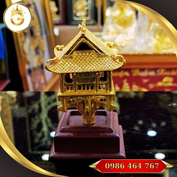 Mô Hình Chùa Một Cột Mạ Vàng – Biểu Tượng Văn Hóa Việt Nam