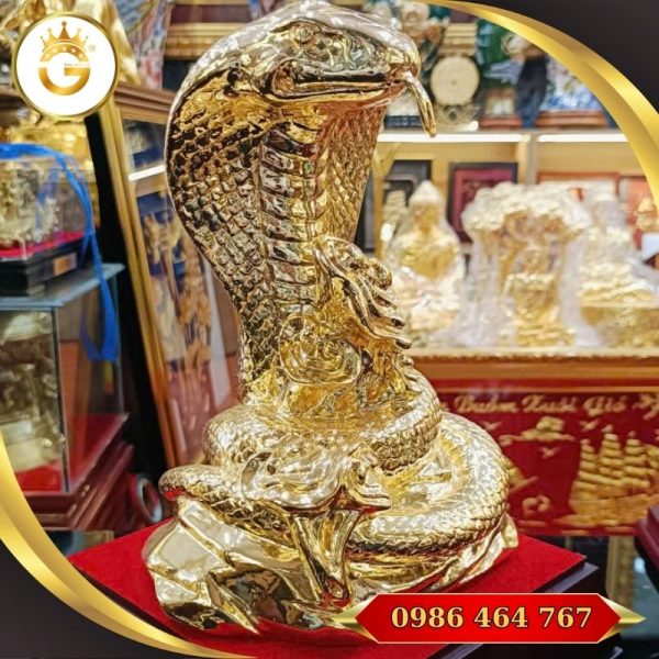 Tượng Rắn Ôm Ngọc Như Ý
