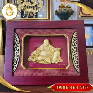 MẪU TRANH DI LẶC QUÀ TẶNG MAY MẮN MẠ VÀNG 24K