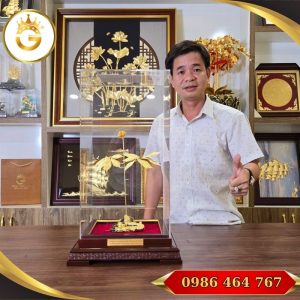 Cây Sâm Ngọc Linh Bằng Vàng 24k