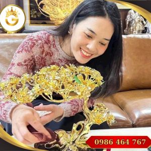 Quà Tặng Kim Mai Ngũ Phúc Mạ Vàng