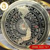 Mặt Trống Đồng Bản Đồ 34 Tỉnh Việt Nam