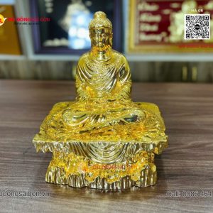 Tượng Phật Thích Ca Mâu Ni Mạ Vàng 24K
