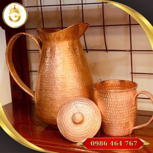 Cốc Uống Nước Bằng Đồng Đỏ