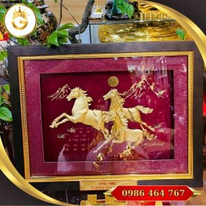 Tranh Tam Mã Quà Tặng Kinh Doanh
